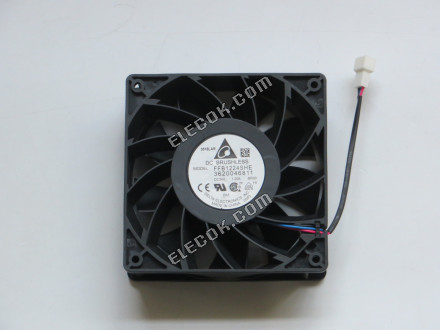 DELTA FFB1224SHE-BR00 24V 1,2A 3 vezeték Hűtőventilátor új 