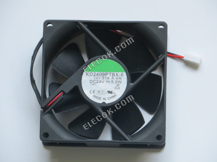 SUNON 9025 KD2409PTBX-6 24V 5.0W 9cm Ventilátor 
