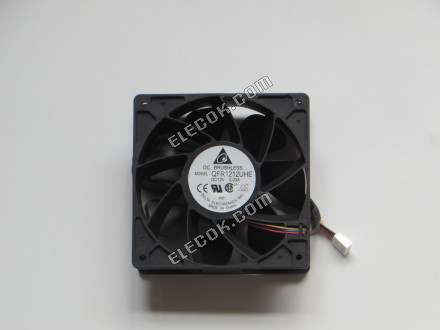 Delta QFR1212UHE 12V 5.00A 4 vodiče Chladicí Ventilátor 