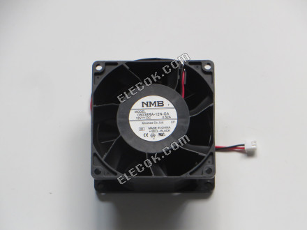 NMB 08038RA-12N-GA 12V 0,52A 2 vodiče Chladicí Ventilátor 