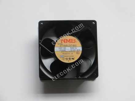 NMB 12cm 12038 4715MS-23T-B50 230V 50/60Hz 15/14W 2 Piny AC chladicí ventilátor, repasovaný 
