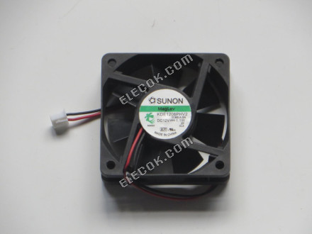SUNON 6015 KDE1206PHV2 12V 1,1W 2 vodiče Chladicí Ventilátor 