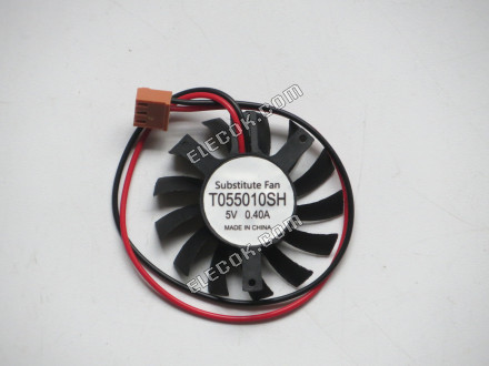 Everflow T055010SH 5V 0.40A 2 vodiče Ventilátor, náhrada 