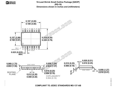 ADUM3190ARQZ-RL7 Analog Devices Operational Amplifiers (Op Amps) - 1 Reel (1000 pcs)