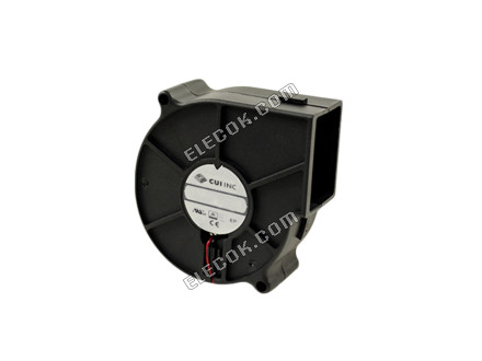 CBM-7530B-124 CUI, Inc. VENTILáTOR FúVó 75X30MM 12VDC HUZAL 2 Huzal Kivezetések 