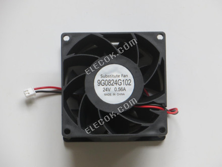 Sanyo 9G0824G102 24V 0,56A 2 vezeték Hűtőventilátor, helyettesítő 