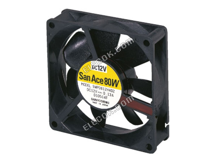 Sanyo 9WP0912F401 12V 0,14A 1,68W Hűtőventilátor 