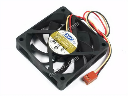 AVC DE07015B12H 12V 0,5A 3 vezeték Golyóscsapágy Hűtőventilátor 