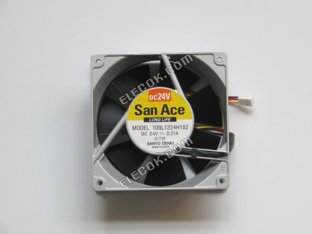 Sanyo 109L1224H182 24V 0,21A 5,04W 3 vodiče Chladicí Ventilátor 