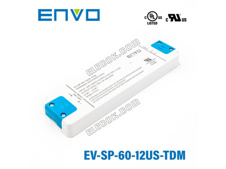 ENVO EV-SP-60-12US-TDM Triac Stmívatelný LED Ovladač 60W 12V 