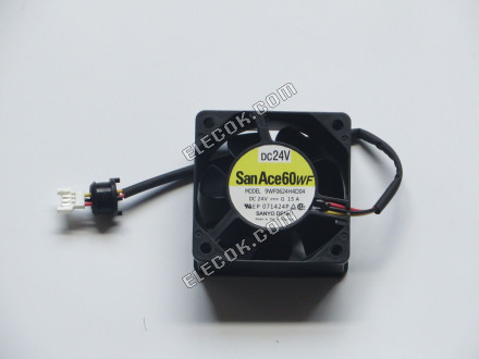 SANYO 9WF0624H4D04 24V 0,15A 3 Vodiče Chladicí Ventilátor 