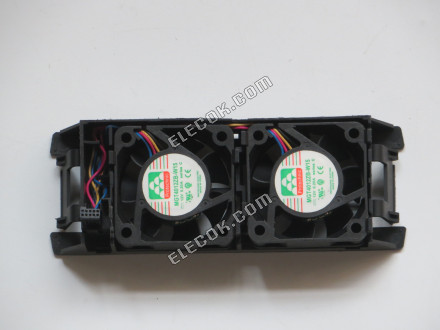 MAGIC MGT4012ZB-W15 12V 0.20A 4 vezeték Hűtőventilátor, felújított egy pár -val/-vel bracket 