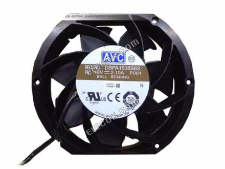 AVC DBPA1538B8S 48V 2.10A 4 vodiče Chladicí Ventilátor 