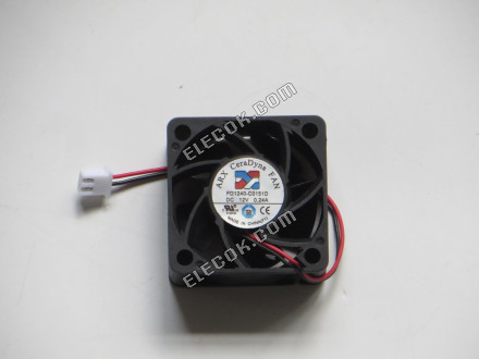 ARX FD1240-C0151D Szerver - Négyzet Ventilátor 12V0.24A, sq40x40x20mm, 100x2Wx2P 2 Vezeték 