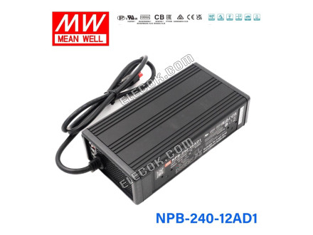 Mean Well NPB-240-12AD1 Baterie Charger 240W 12V s Anderson Konektor 