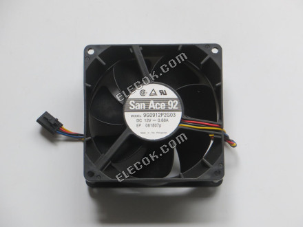 Sanyo 9G0912P2G03 12V 0,88A 4 vodiče chladicí ventilátor 