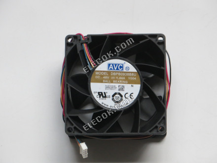 AVC DBPB0938B8U 48V 1,44A 4 vezetékek Hűtőventilátor 