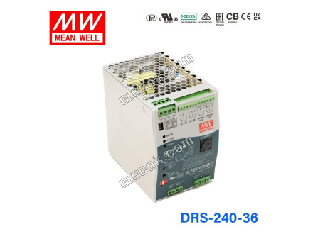 Mean Well DRS-240-36 All-In-One Intelligent Zabezpečení Napájení 240W 