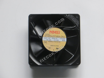 NMB 4715FS-23T-B5A-DN3 230V 0,16/0,12A 17/15W Ventilátor aljzatos csatlakozással 