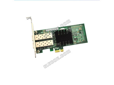 Disassemble HL82576EB 2XSFP PCI-E X4 1000BASE-X dual-port fiber Gigabit network card