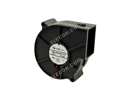 CBM-979533B-154 CUI, Inc. VENTILáTOR FúVó 97X33MM 12VDC HUZAL 2 Huzal Kivezetések 
