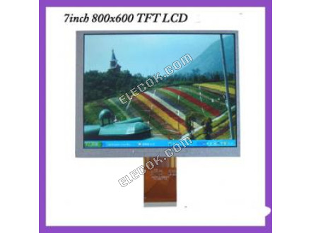7" TFT LCD DISPLEJ LCM A070SN02 800*600 ROZLIšENí VYSOKý BRIGHNESS LED BACKLIGHT7" 4 3 TFT LCD DISPLEJ 