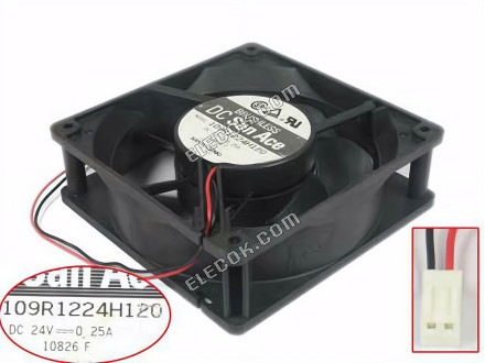 Sanyo 109R1224H120 24V 0,25A 2 vezeték Hűtőventilátor 