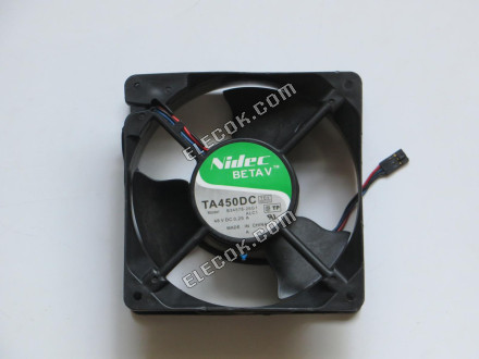 Nidec TA450DC B34578-26G1 48V 0,25A 3 vodiče Chladicí Ventilátor Použitý 