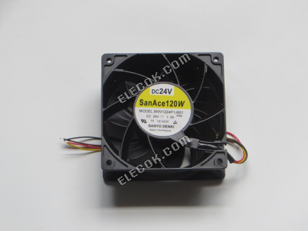 SANYO 9WV1224P1J601 24V 1,5A 4 vodiče Chladicí Ventilátor, Repasovaný 
