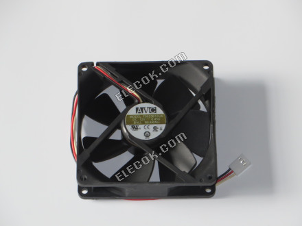 AVC F9025B12UA 12V 0,45A 3 vezeték Hűtőventilátor 