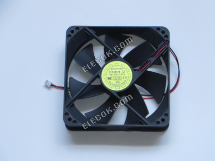 YATE LOON D12BH-12 12V 0,3A 2 vodiče Chladicí Ventilátor 