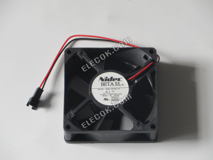 Nidec D08A-24TS2 01 24V 0,23A 2 vodiče chladicí ventilátor Repasovaný 
