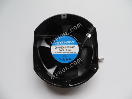 Globe Motors D59-B20A-05W4-000 24V DC 0,95A 2 vodiče chladicí ventilátor 