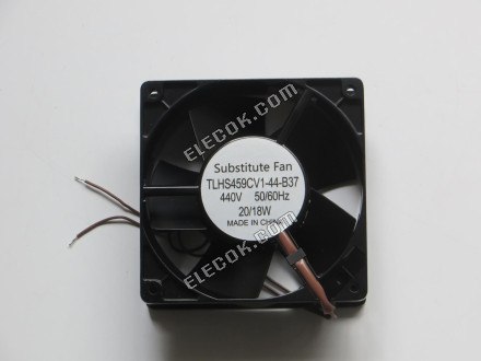 ROYAL TíPUS TLHS459CV1-44-B37 440V 20/18W 2 vezeték Hűtőventilátor, helyettesítő, Metal blades 