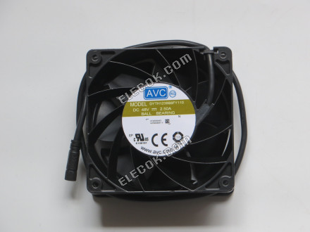 AVC DYTH1238B8FY110 48V 2.50A 4 vezeték Hűtőventilátor - használatlan régi készlet 