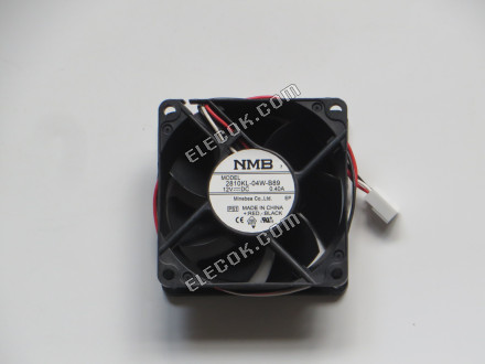 NMB 2810KL-04W-B89 12V 0.40A 3 vodiče Chladicí Ventilátor 