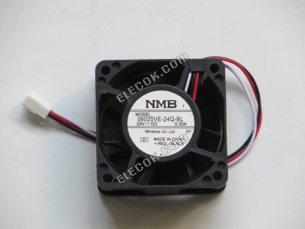 NMB 06025VE-24Q-BL 24V 0,35A 3 vezeték Hűtőventilátor 