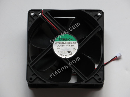 Sunon MEC0384V2-000U-A99 48V 0,12A 5,8W 2 vodiče Chladicí Ventilátor 