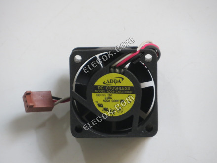 ADDA AD0412XB-C73GP 12V 0.30A 3 vezeték Hűtőventilátor 