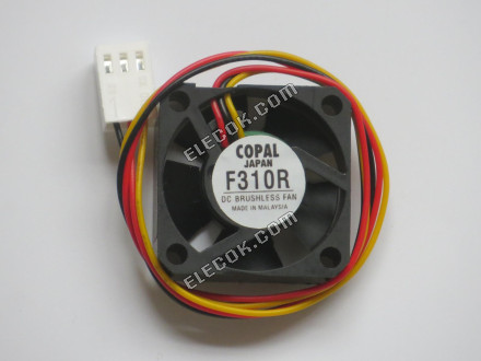 Copal F310RF-05LB 5V 0,07A 0,35W 3 vodiče Chladicí Ventilátor 