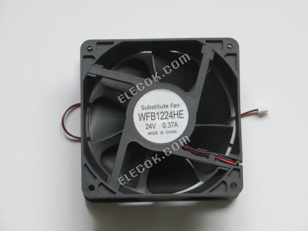 DELTA WFB1224HE 24V 0,37A 2 vezeték Hűtőventilátor, helyettesítő 