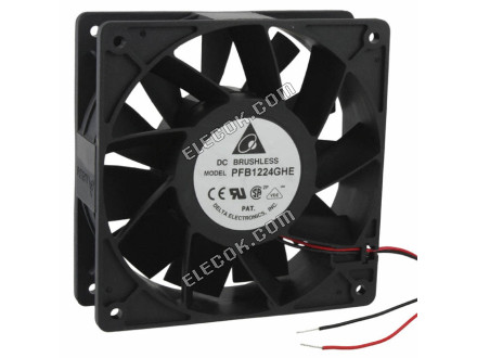 DELTA PFB1224GHE-T500 24V 1,35A 32,4W 2 vezeték Hűtőventilátor 
