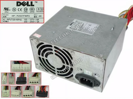 Dell Poweredge 8400 Server - Napájecí Zdroj 250W, HP-P2507FWP3, Použitý 
