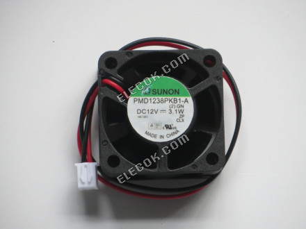 SUNON PMD1238PKB1-A 12V 3,1W 2 vezeték hűtőventilátor 
