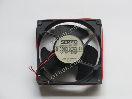 SERVO NIDEC D1350X12CXXZ-41 12V 0,33A 2 vezeték Hűtőventilátor, felújított 