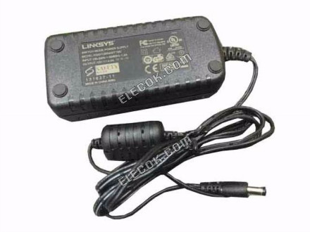 Linksys KSAH1200100T1M2 VáLTóáRAM Adapter 5V-12V 12V 4A, 5,5/2.1mm, 2P, Használt 