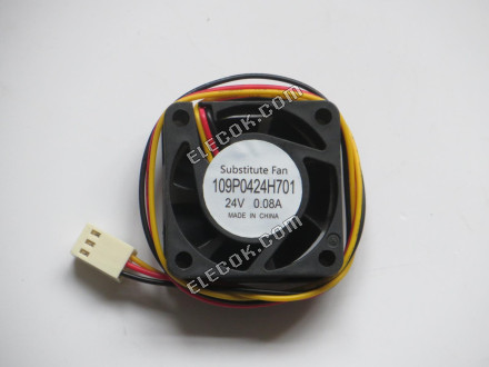 Sanyo 109P0424H701 24V 0,08A 1,92W 3 vodiče Chladicí Ventilátor, náhrada 