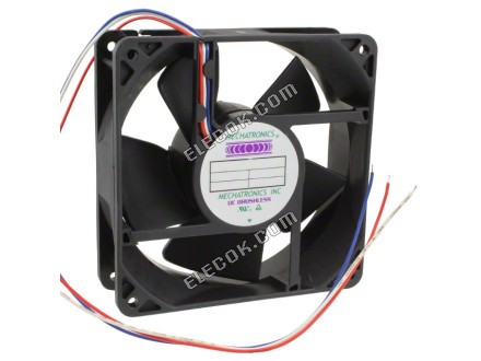 G1238L12B1-FSR-TTL Mechatronics VENTILáTOR 120X38MM TACH IP57 12VDC 