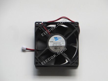 HXH HDH0812EA Serverový čtvercový Ventilátor HDH0812EA 12V 0,38A 2 vodiče 