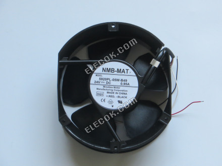 NMB-MAT 5920PL-05W-B49-DQ1 24V 0,95A 3 vezeték hűtőventilátor -val/-vel teszt sebesség funkció, új 